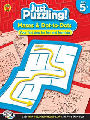 cover image of Mazes & Dot-to-Dots, Grades K - 2